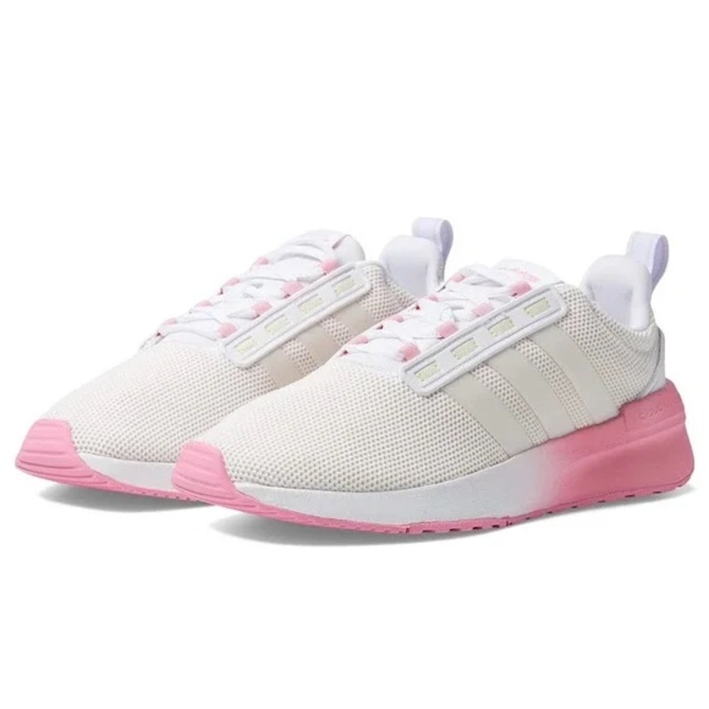 Adidas Pink and White Sneakers | Woman’s Sz 9.5